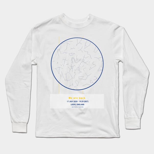 We are back - The stars above Leeds Long Sleeve T-Shirt by guayguay